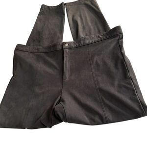 Banana Republic Faux Suede Tapered Leg Zipper Ankle Pants Women’s 14